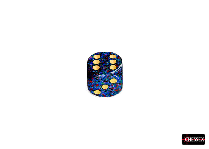 Chessex Dice Sets: Twilight Speckled 16mm d6 (12) - Good Games