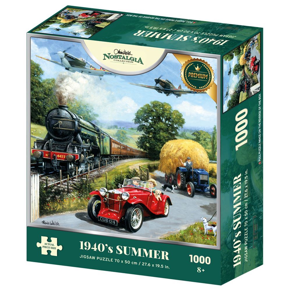 Nostalgia 1940s Summer 1000 Piece Jigsaw - Good Games