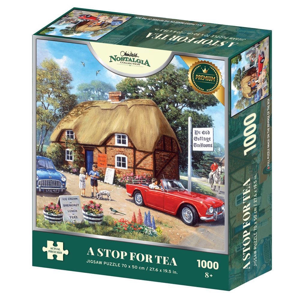 Nostalgia A Stop For Tea 1000 Piece Jigsaw - Good Games