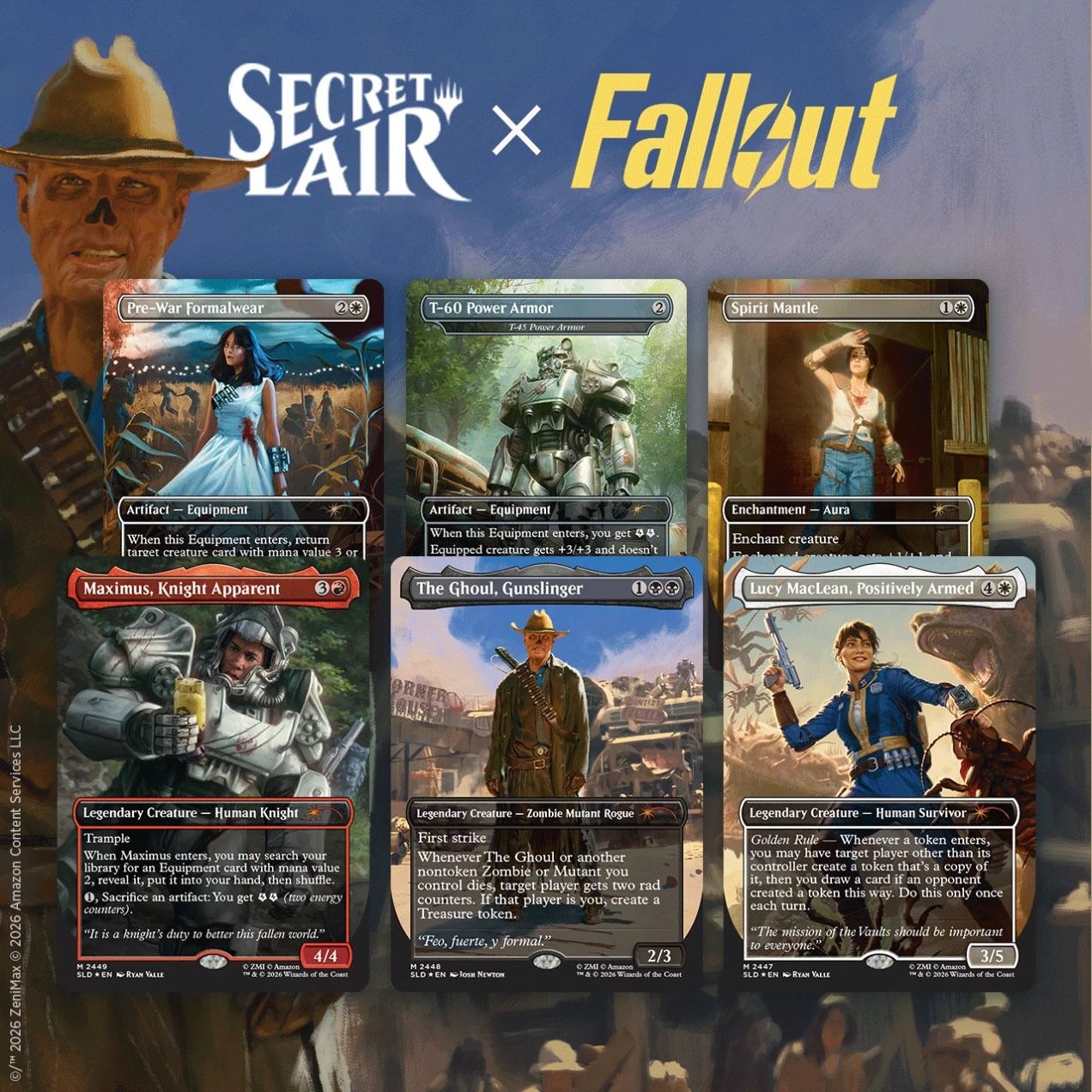 Magic the Gathering Secret Lair x Fallout Beyond Vault 33