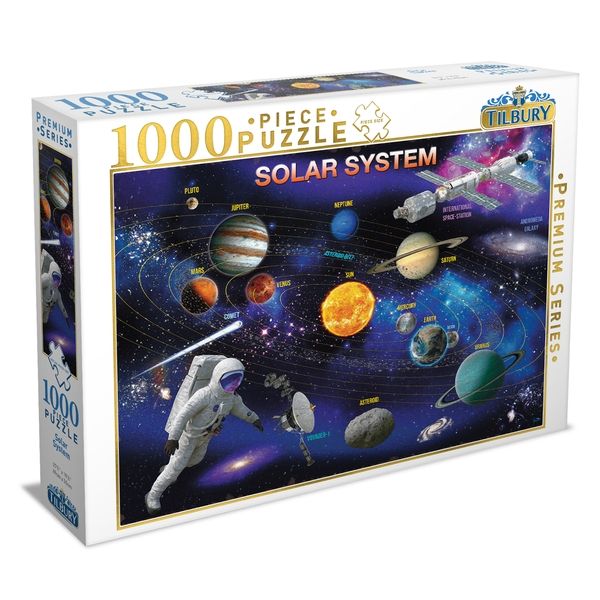 Tilbury - Solar System Puzzle 1000 Piece Jigsaw - Good Games