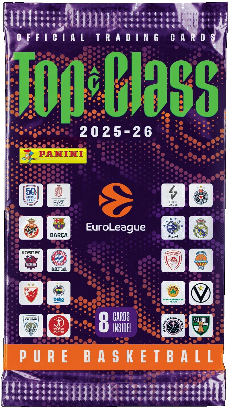 EURO League top Class 2026 Basketball Trading Card Booster Pack