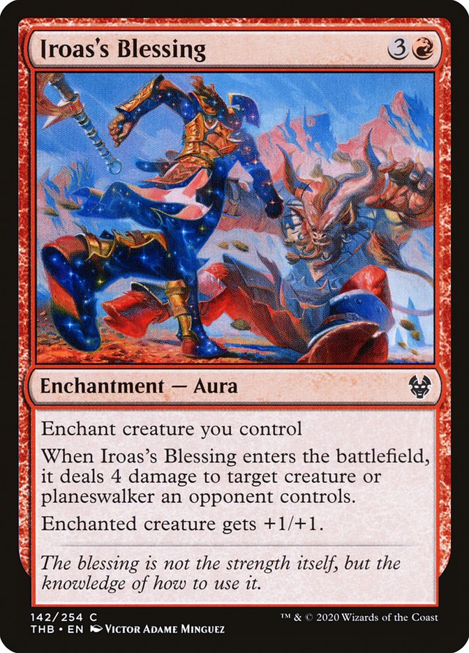 Iroas's Blessing 142/254 (Theros Beyond Death)