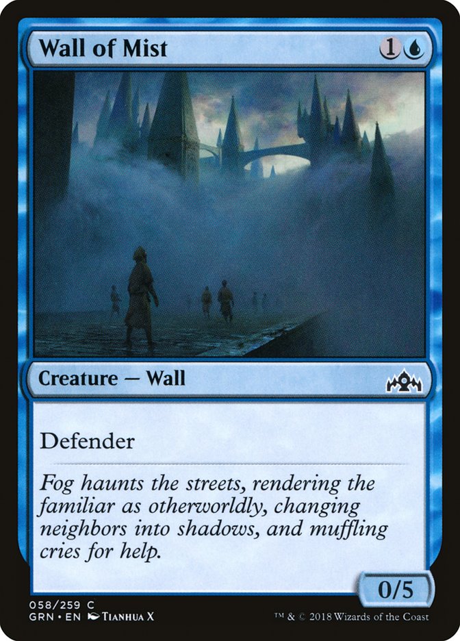Wall of Mist 58/259 (Guilds of Ravnica)