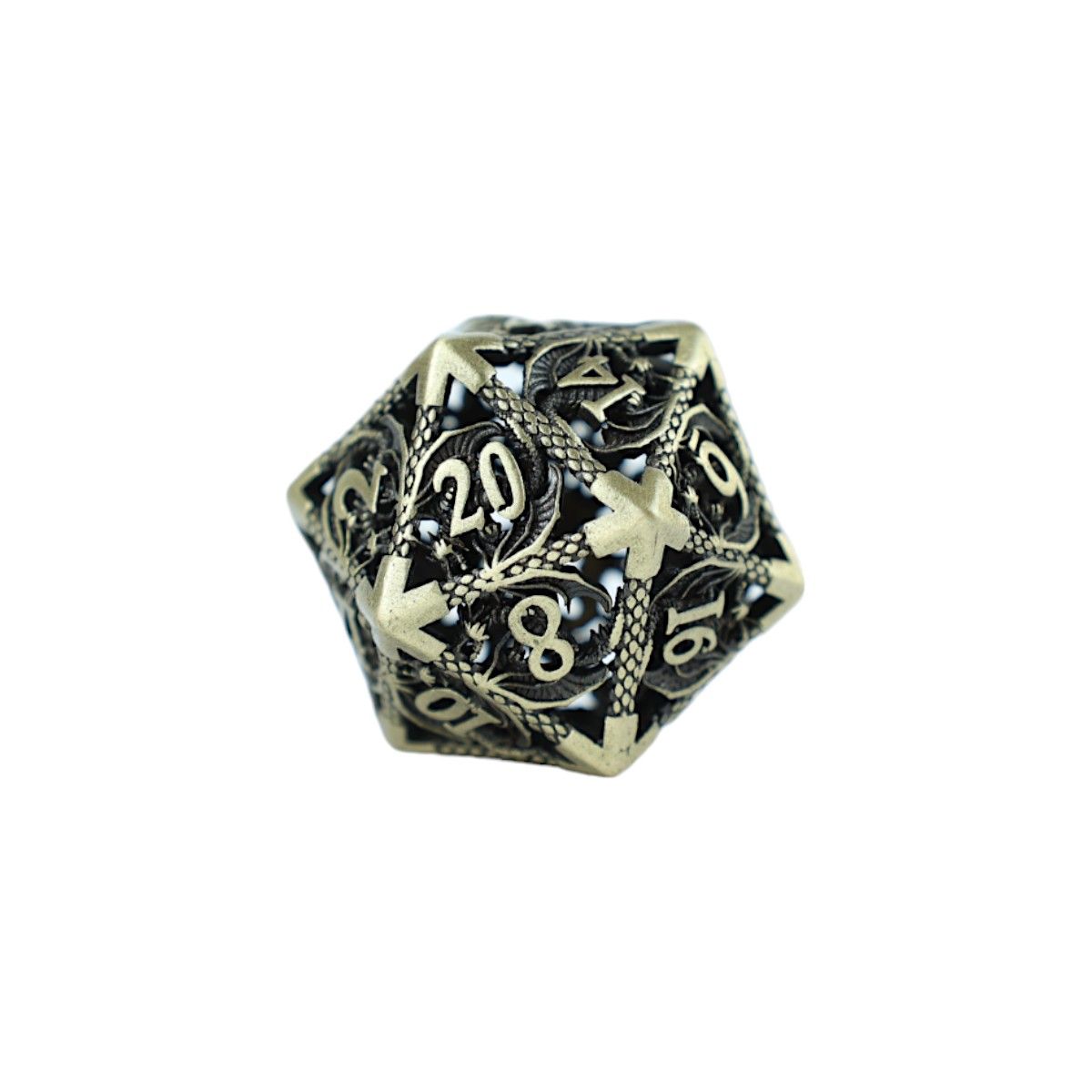 LPG Dice RPG Set Hollow Dragon - Tarnished Gold - Good Games