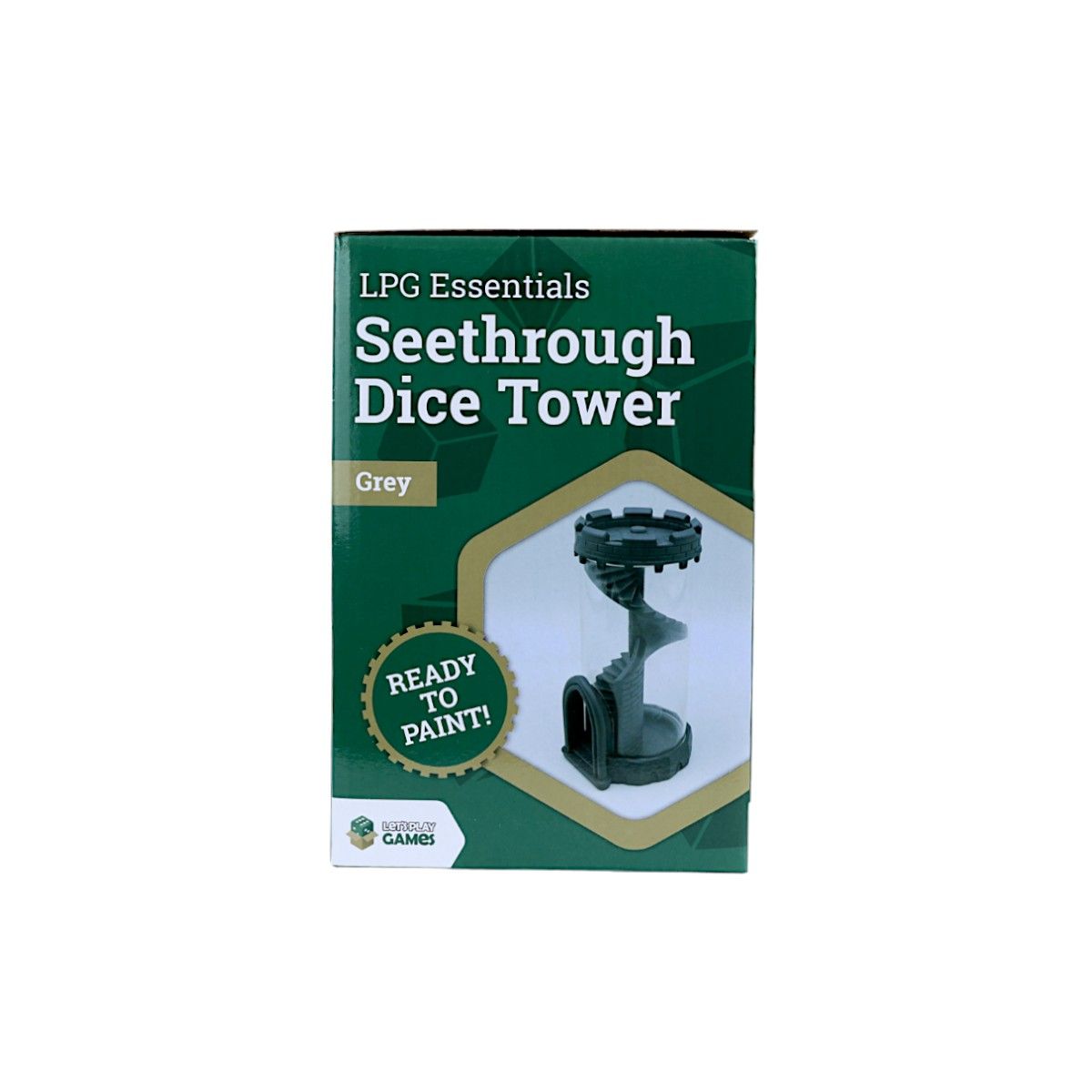 LPG Seethrough Dice Tower - Grey - Good Games