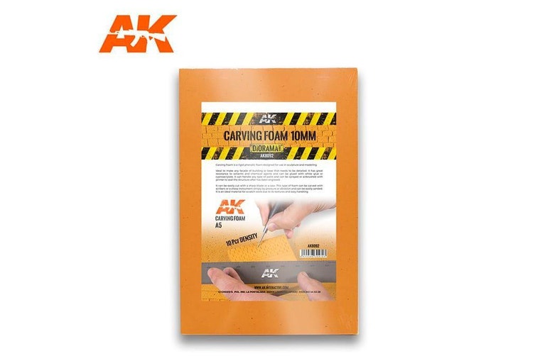 AK Interactive Building Materials - Carving Foam 10mm A5 - Good Games