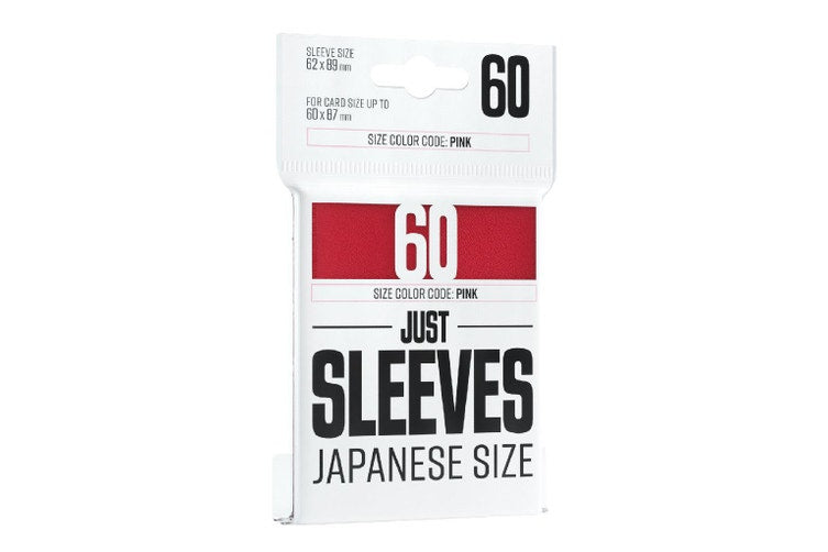 Gamegenic Just Sleeves Japanese Size - Red - Good Games