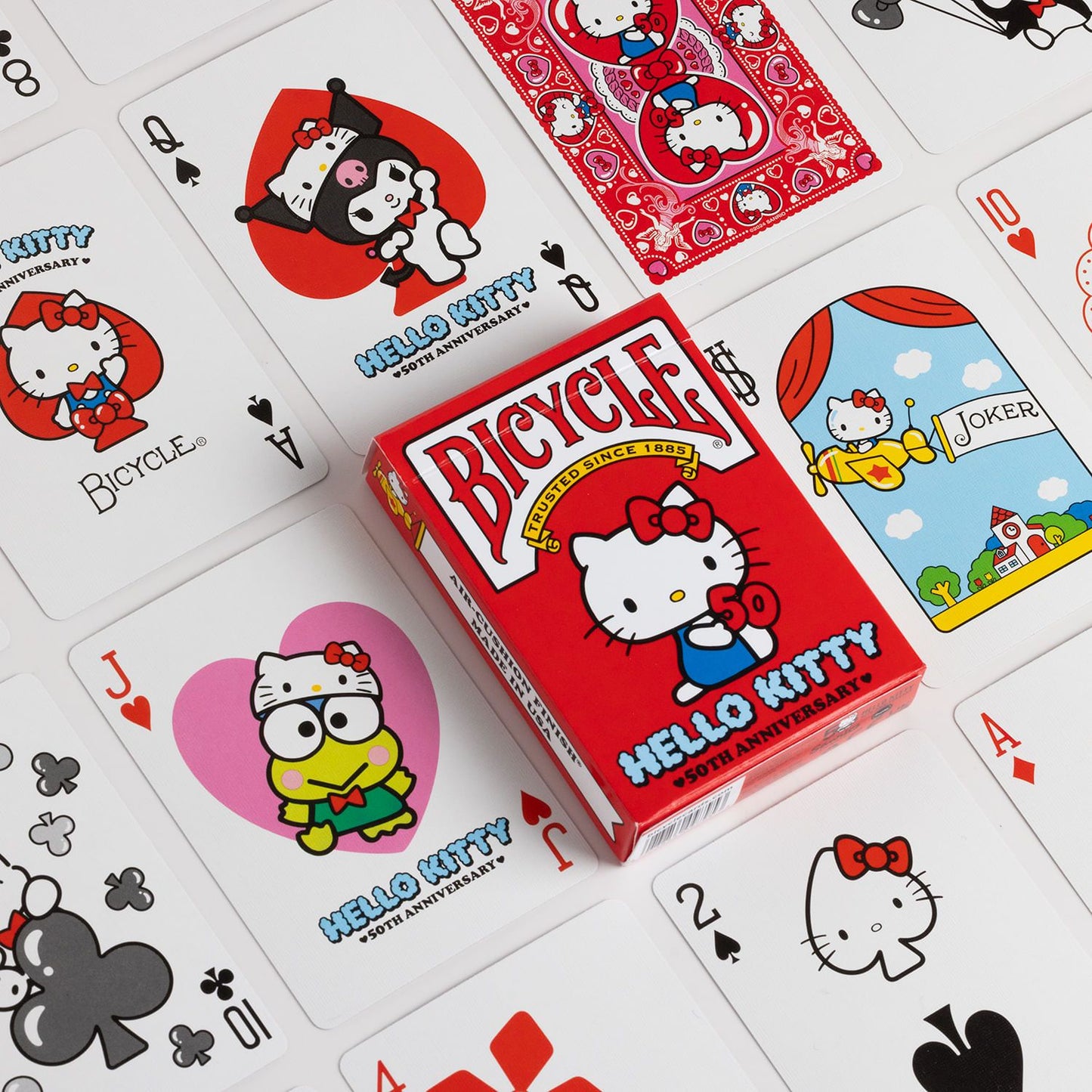 Bicycle Hello Kitty 50th Anniversary Playing Cards - Good Games
