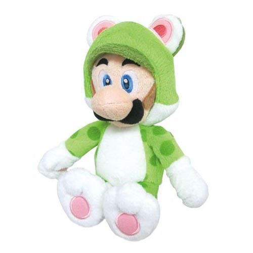 Super Mario Bros Plush Cat Luigi 10 - Good Games
