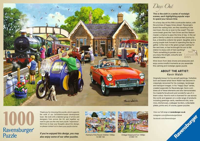 Ravensburger - Leisure Days No. 6 - 1000 Piece Jigsaw New version - Good Games