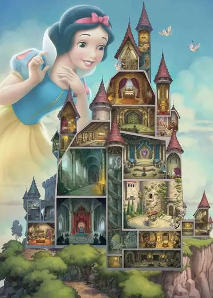 Ravensburger - Disney Castle Snow White 1000 Peice Jigsaw Puzzle