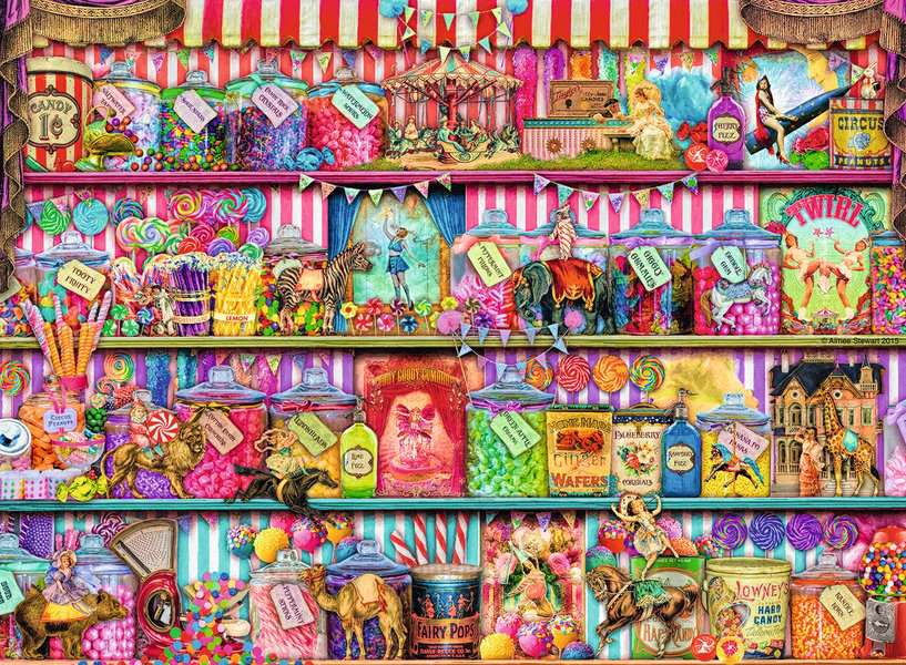 Ravensburger - The Sweet Shop Aimee Stewart Puzzle 500 Piece Jigsaw - Good Games