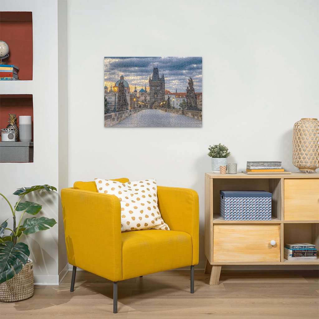 Ravensburger - Charles Bridge at Dawn Puzzle 1000 Piece Jigsaw (New Version) - Good Games