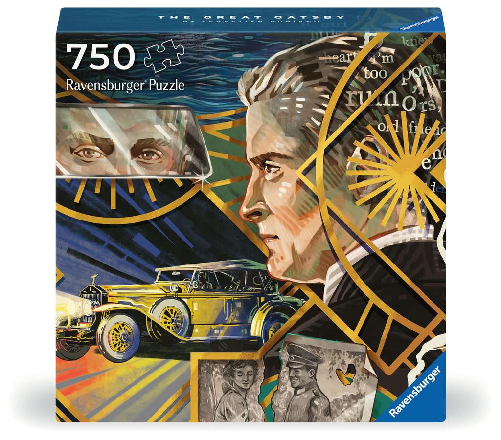 Ravensburger The Great Gatsby Art&Soul Puzzle 750 Piece Jigsaw Good