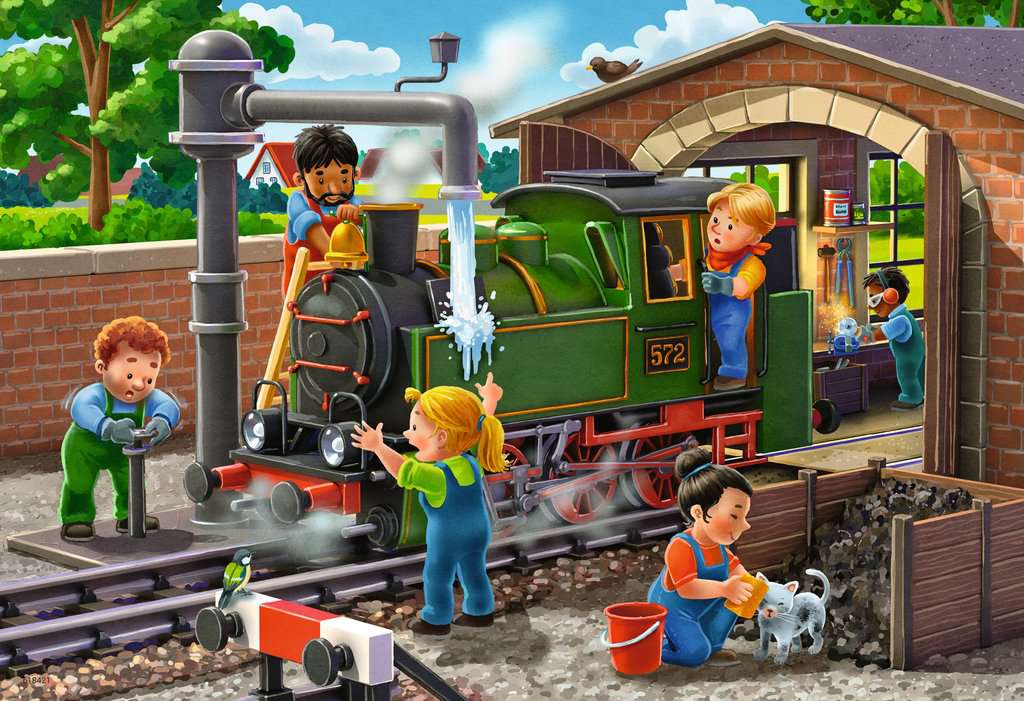 Ravensburger - Planes & Trains WT 2x12 Piece Jigsaw - Good Games