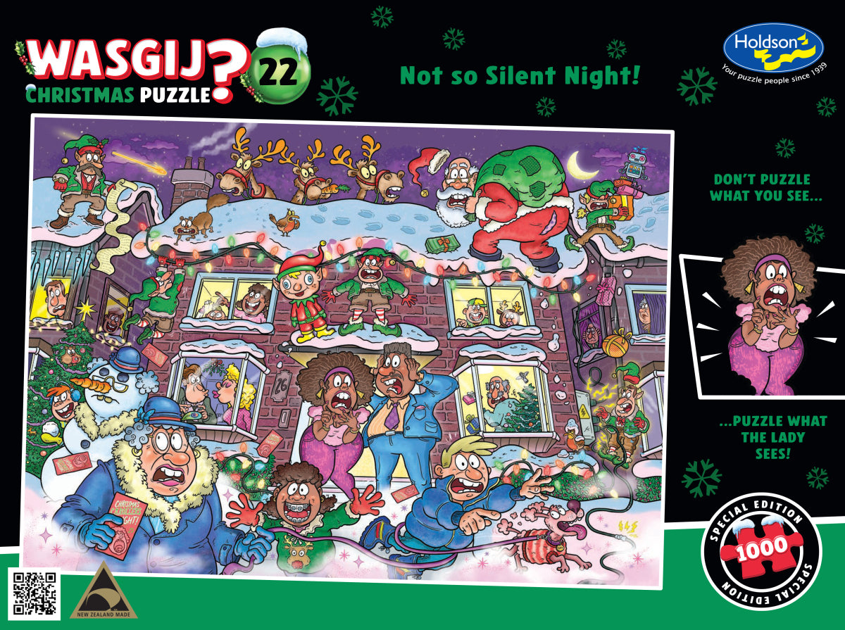 Wasgij Xmas 22- Not So Silent Night - 1000 Piece Jigsaw
