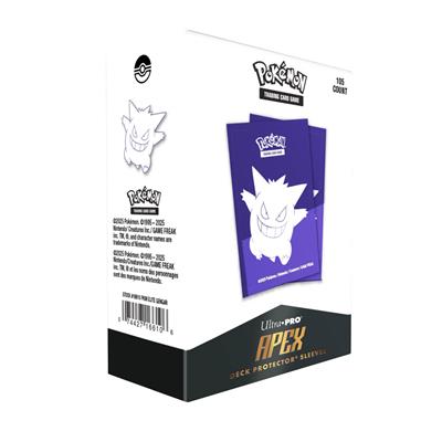 Pokémon TCG Elite Gengar 105ct Apex Deck Protector Sleeves (Preorder) - Good Games