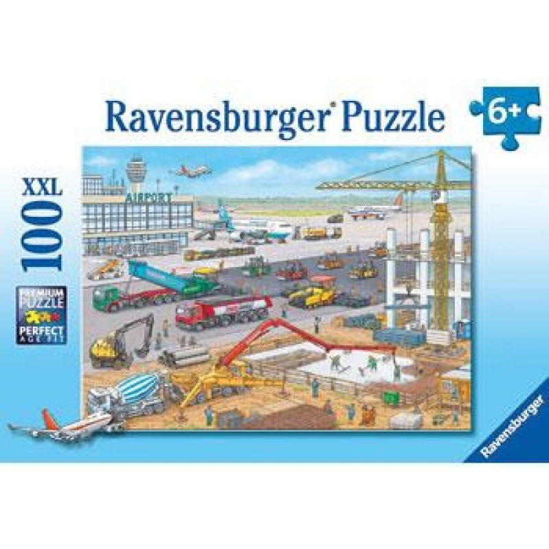 Ravensburger - Airport Construction Site - 100 Piece Jigsaw - Good Games