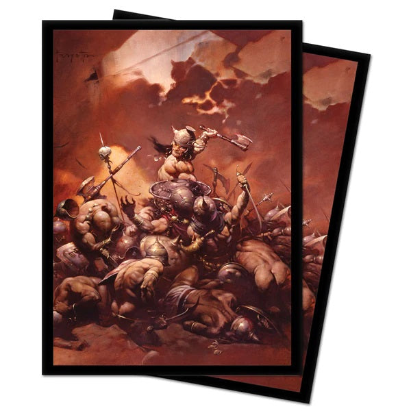 Ultra Pro: The Destroyer Standard Size Deck Protector sleeves by Frank Frazetta (100) (Preorder) - Good Games