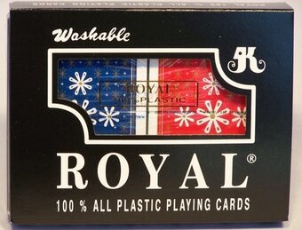 Playing Cards Royal 100% Plastic Double Pack - Good Games