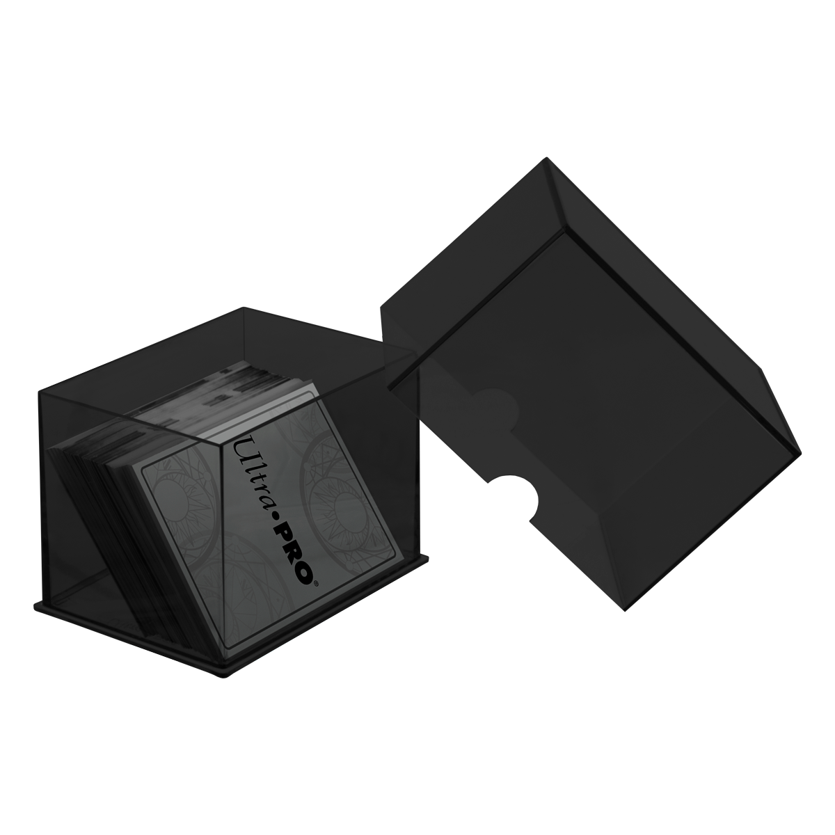 Ultra Pro UP15827 Eclipse 100+ Deck Box 2-Piece - Jet Black - Good Games