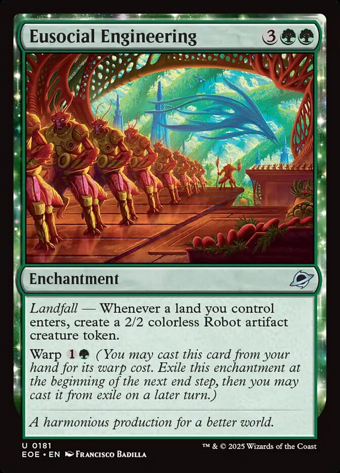 Eusocial Engineering 181 (Edge of Eternities)