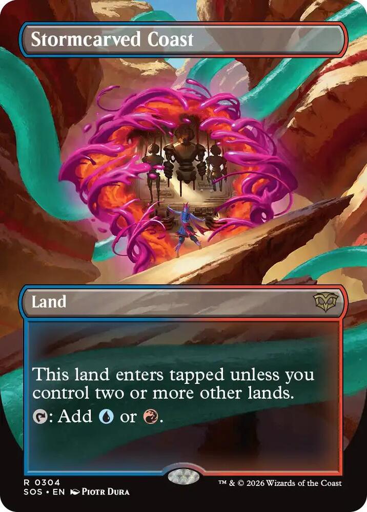 Stormcarved Coast 304 (Secrets of Strixhaven) - Borderless Foil