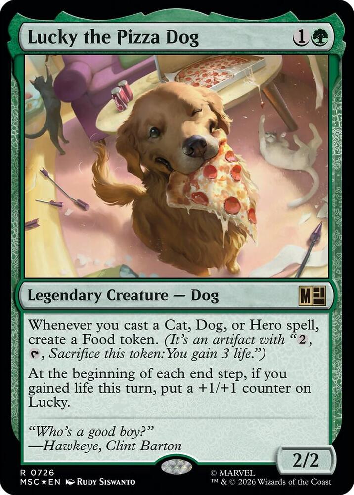 Lucky the Pizza Dog 726 (Commander: Marvel Super Heroes)