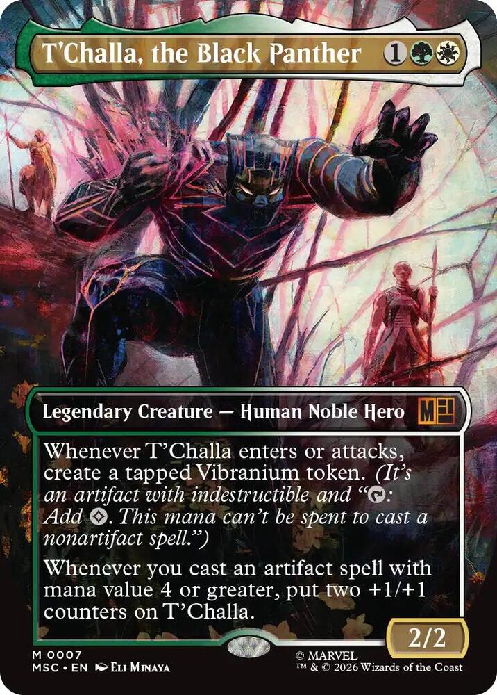 T'Challa, the Black Panther 7 (Commander: Marvel Super Heroes) - Borderless