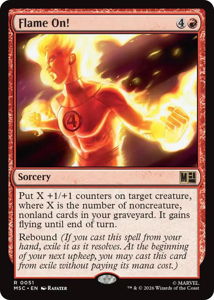 Flame On! 51 (Commander: Marvel Super Heroes)