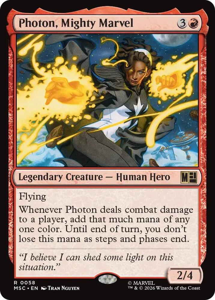 Photon, Mighty Marvel 58 (Commander: Marvel Super Heroes)