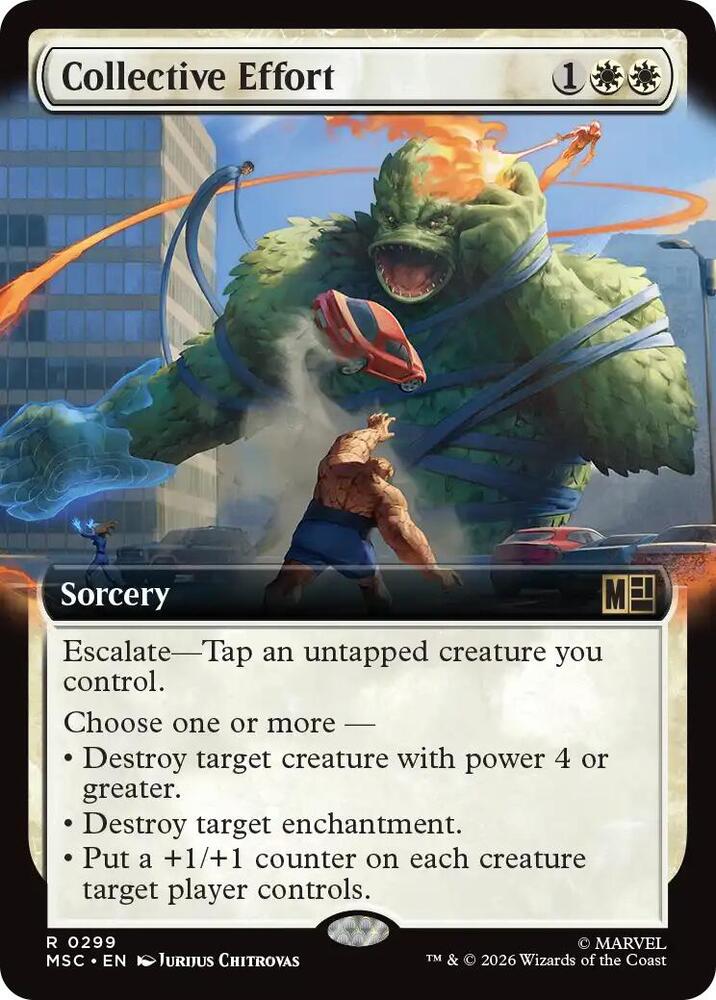 Collective Effort 299 (Commander: Marvel Super Heroes) - Extended Art