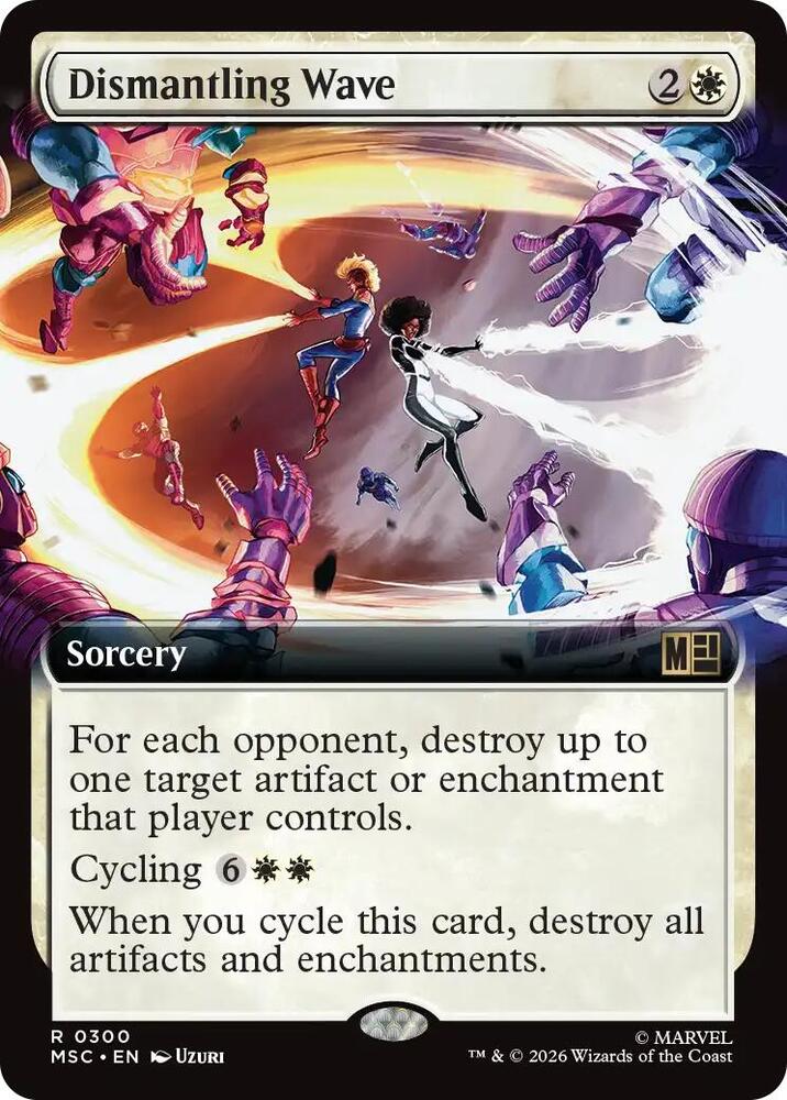 Dismantling Wave 300 (Commander: Marvel Super Heroes) - Extended Art
