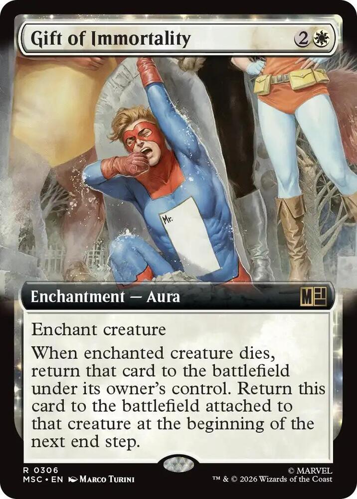 Gift of Immortality 306 (Commander: Marvel Super Heroes) - Extended Art