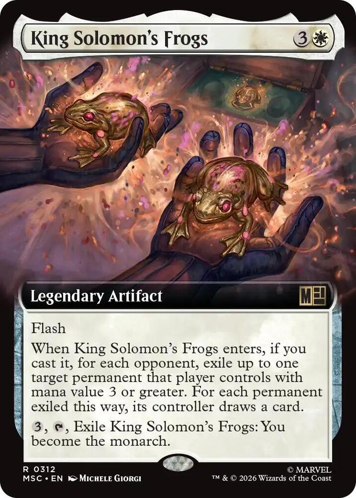 King Solomon's Frogs 312 (Commander: Marvel Super Heroes) - Extended Art