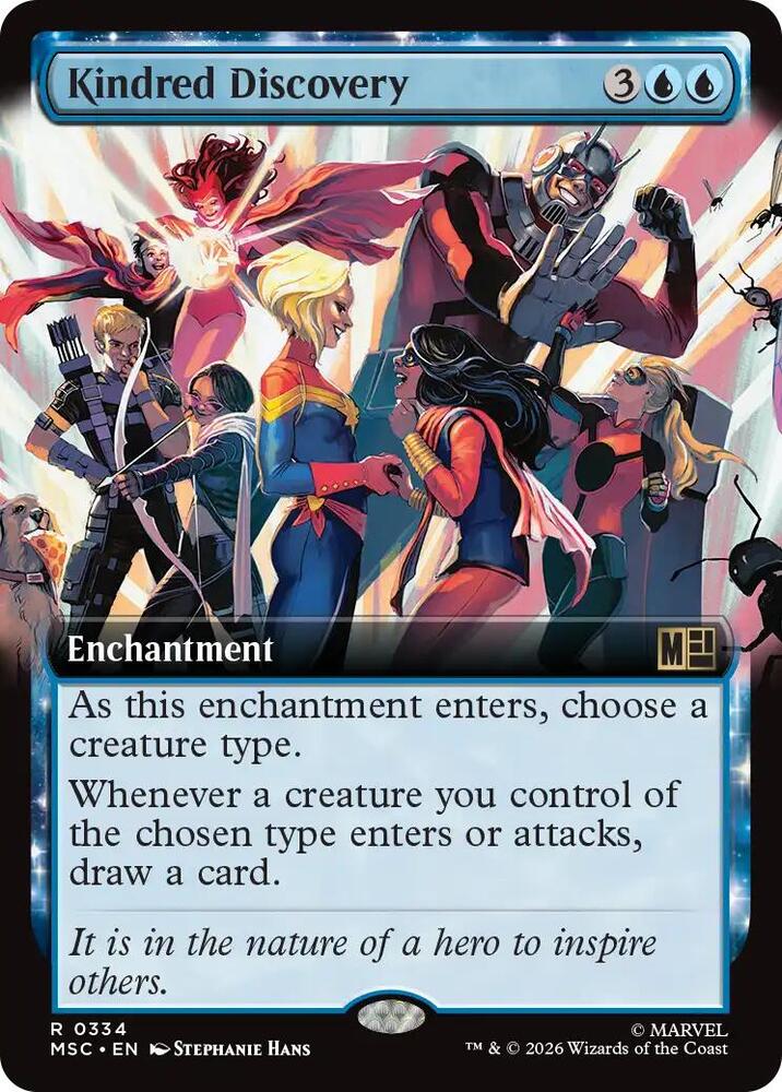 Kindred Discovery Extended Art 334 (Commander: Marvel Super Heroes) - Extended Art
