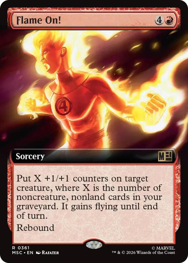 Flame On! 361 (Commander: Marvel Super Heroes) - Extended Art
