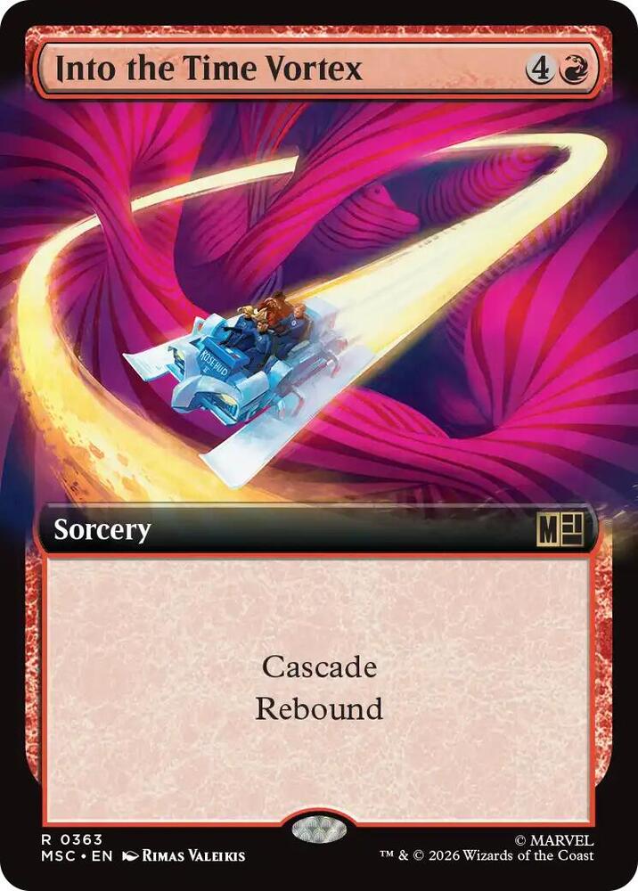 Into the Time Vortex Extended Art 363 (Commander: Marvel Super Heroes) - Extended Art