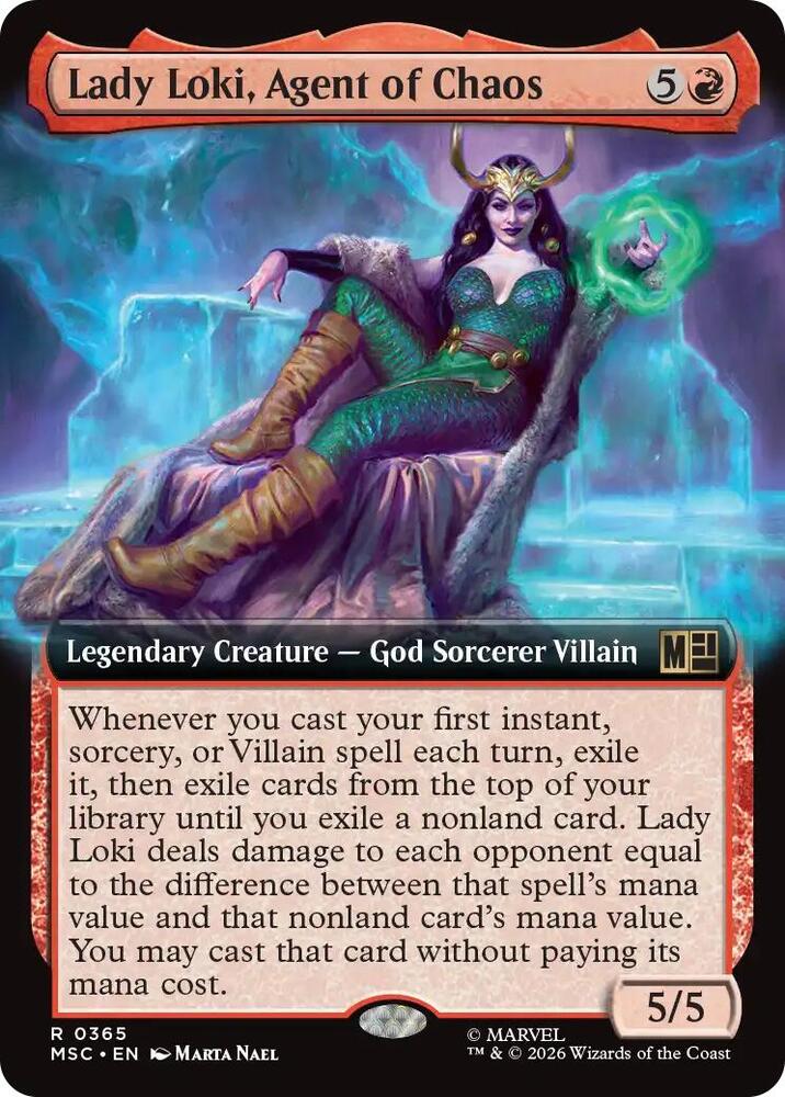 Lady Loki, Agent of Chaos 365 (Commander: Marvel Super Heroes) - Extended Art