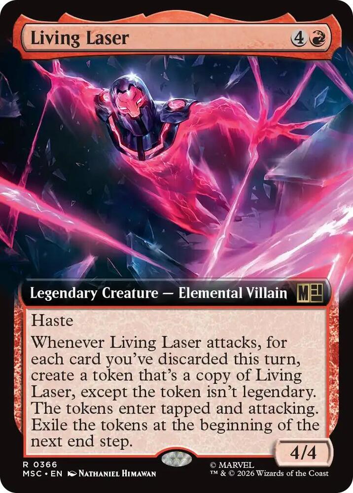 Living Laser 366 (Commander: Marvel Super Heroes) - Extended Art