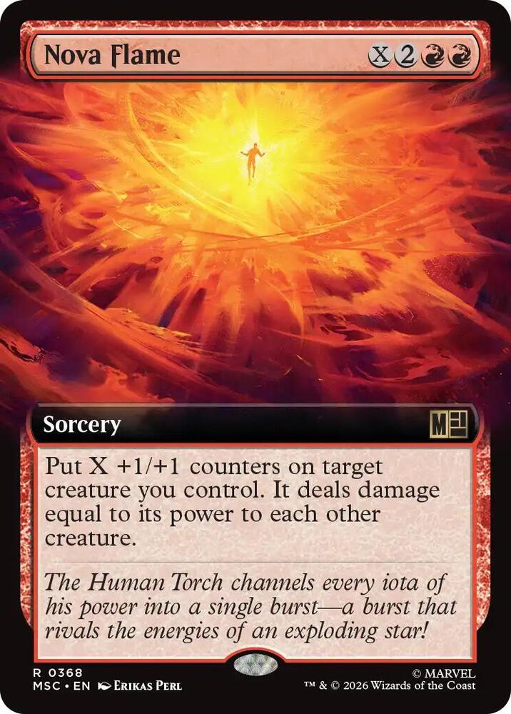 Nova Flame 368 (Commander: Marvel Super Heroes) - Extended Art