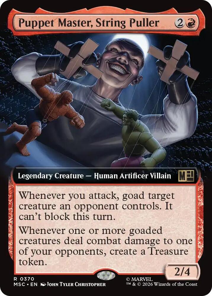 Puppet Master, String Puller 370 (Commander: Marvel Super Heroes) - Extended Art