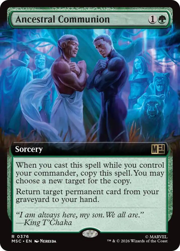 Ancestral Communion 376 (Commander: Marvel Super Heroes) - Extended Art