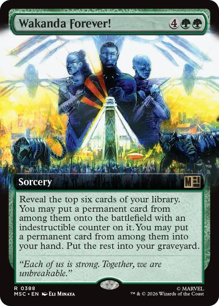 Wakanda Forever! 388 (Commander: Marvel Super Heroes) - Extended Art