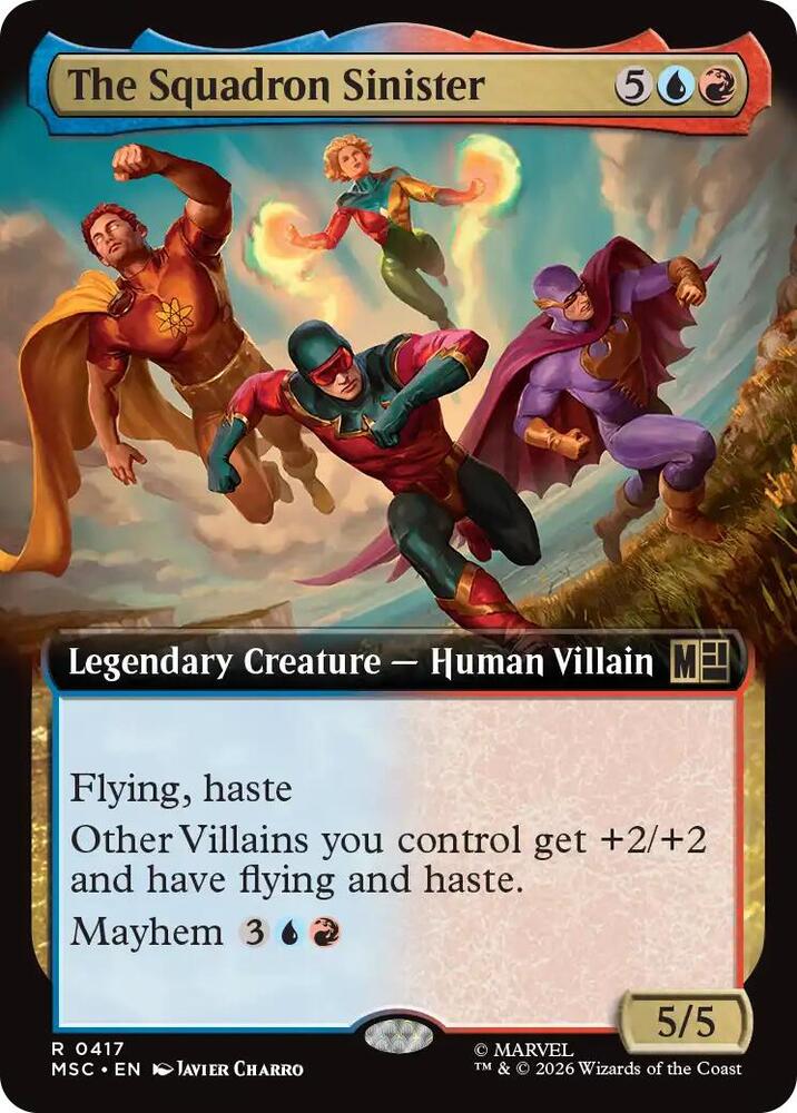 The Squadron Sinister 417 (Commander: Marvel Super Heroes) - Extended Art