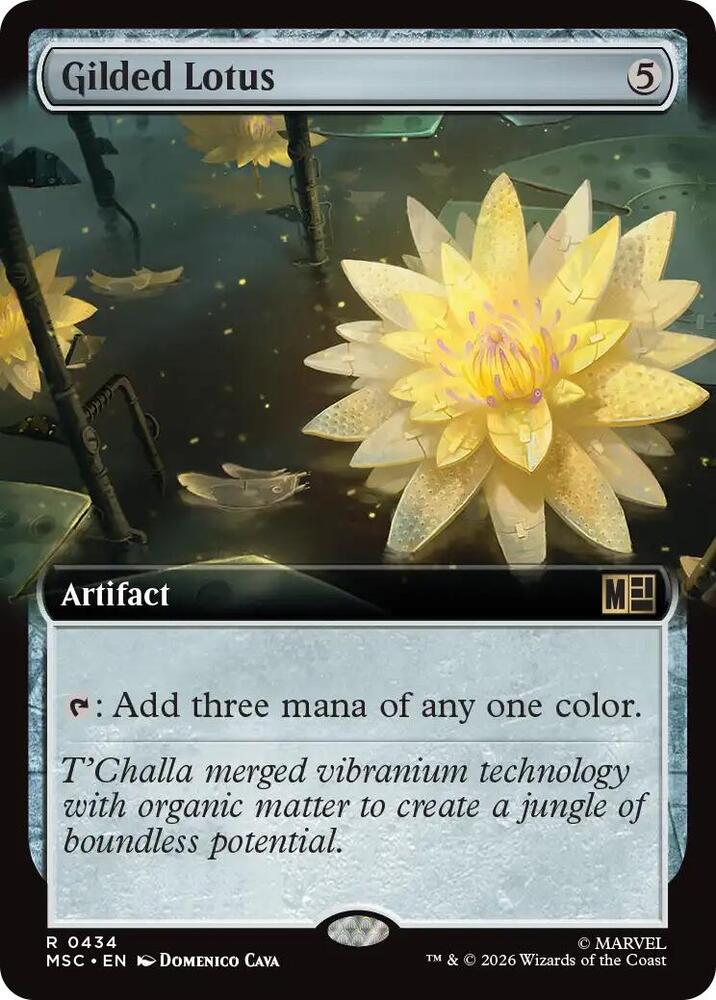 Gilded Lotus 434 (Commander: Marvel Super Heroes) - Extended Art