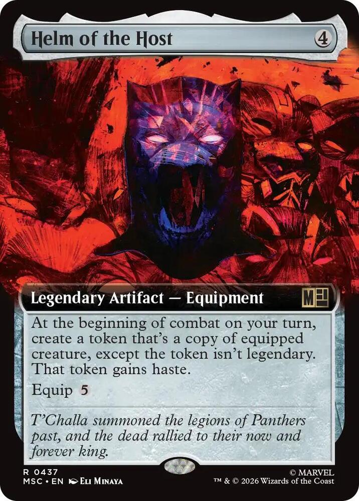 Helm of the Host Extended Art 437 (Commander: Marvel Super Heroes) - Extended Art