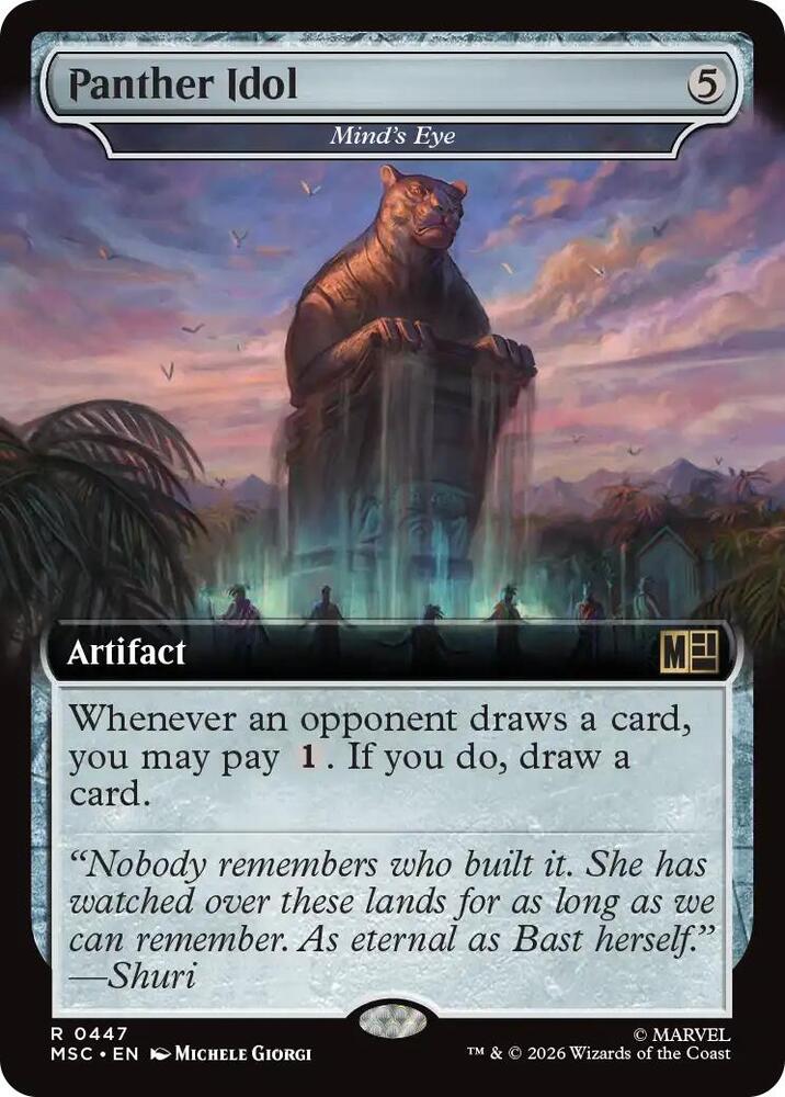 Panther Idol // Mind's Eye 447 (Commander: Marvel Super Heroes) - Extended Art