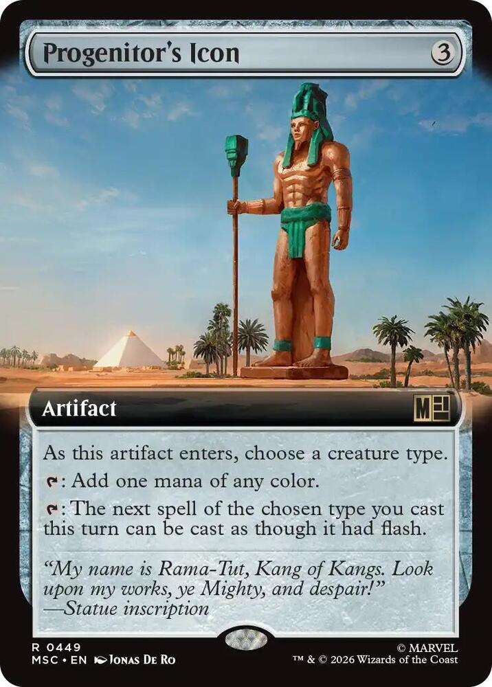 Progenitor's Icon 449 (Commander: Marvel Super Heroes) - Extended Art